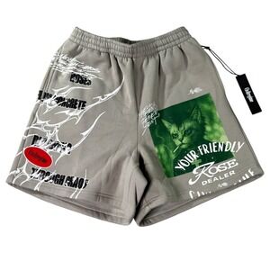 Civil Regime Men’s Shorts with Green Print